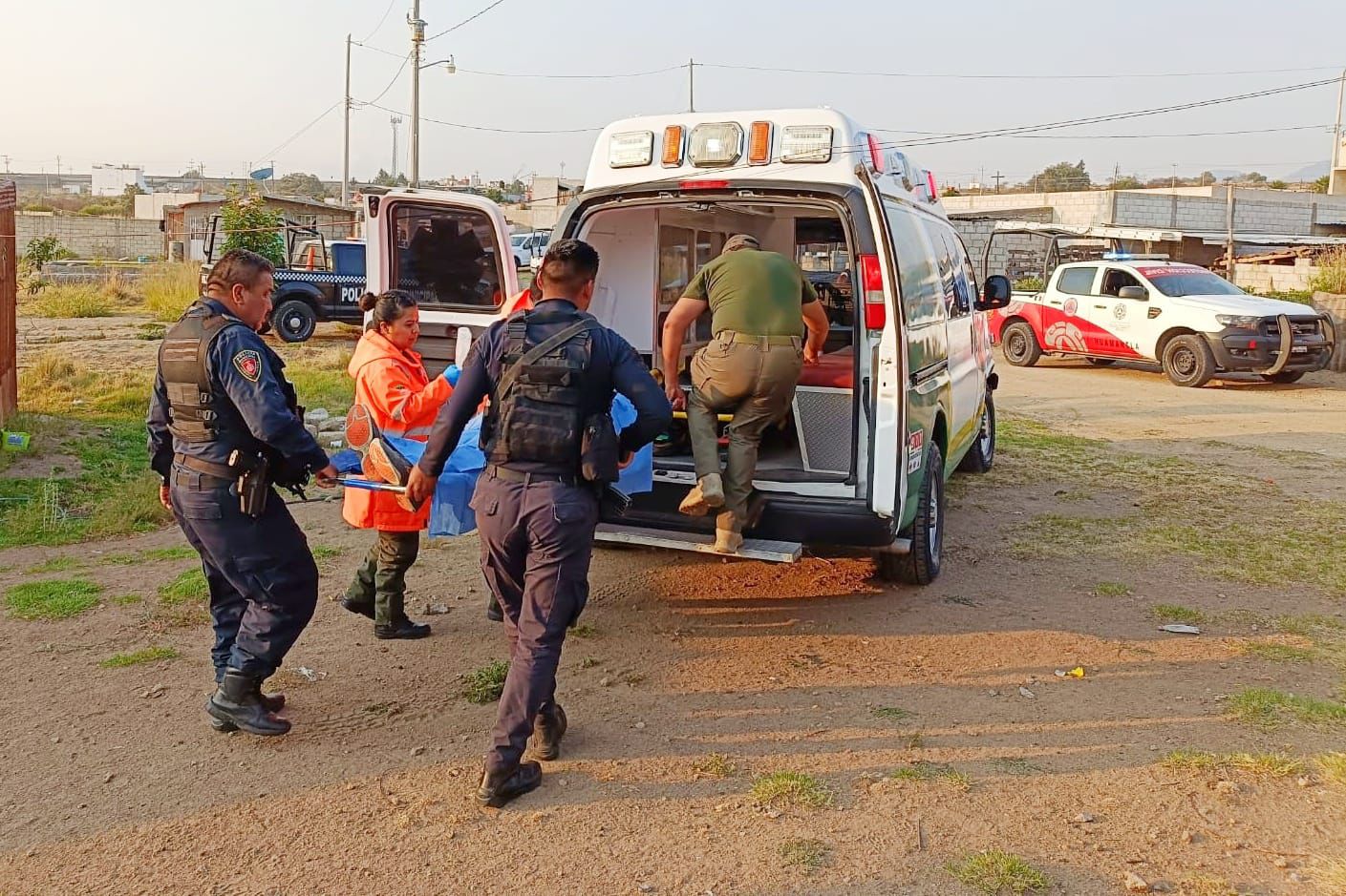 Atiende Protección Civil de Huamantla a persona con lesiones por municiones